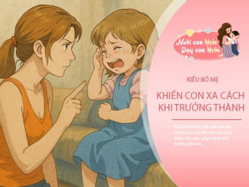 Kiểu bố mẹ khiến con cái thường oán giận và muốn xa cách khi trưởng thành