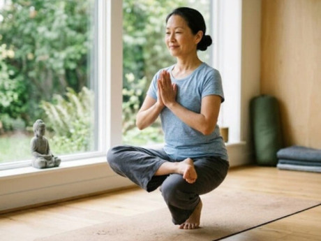 Phụ nữ trung niên nên ưu tiên yoga hay đi bộ?