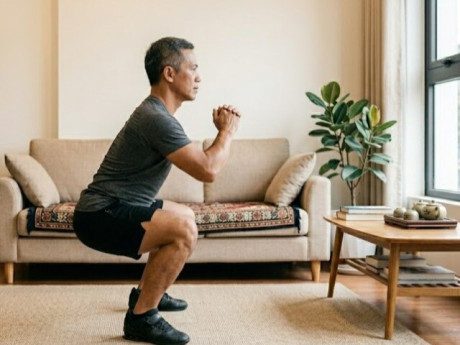 4 lợi ích của bài tập squat đối với người trên 50 tuổi