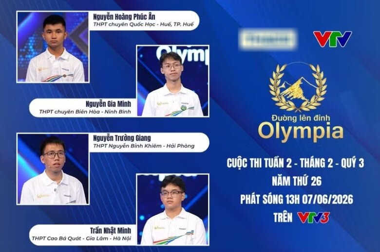 Ảnh: Fanpage Đường lên đỉnh Olympia