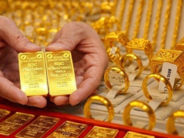 Giá vàng miếng SJC và vàng nhẫn xuống thấp nhất trong vòng 3 tháng