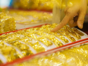 Giá vàng miếng SJC tăng trở lại trên thị trường tự do