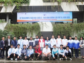 Việt Nam giành 1 Huy chương Vàng Olympic Toán học châu Á năm 2026