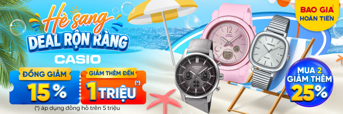 Bùng nổ chào hè 2026: Lên đồ cực amp;#34;cháyamp;#34; cùng Casio amp; Edifice – Săn Deal xả kho giảm đến 30% Tại TGDĐ! - 1