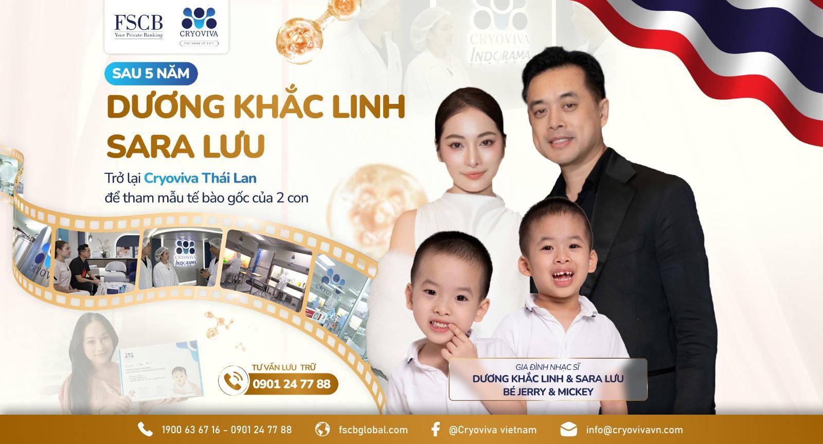Sau 5 năm nhìn lại, Sara Lưu cho biết cô càng thêm tin tưởng vào quyết định lưu trữ tế bào gốc cuống rốn cho hai con từ những ngày đầu chào đời.