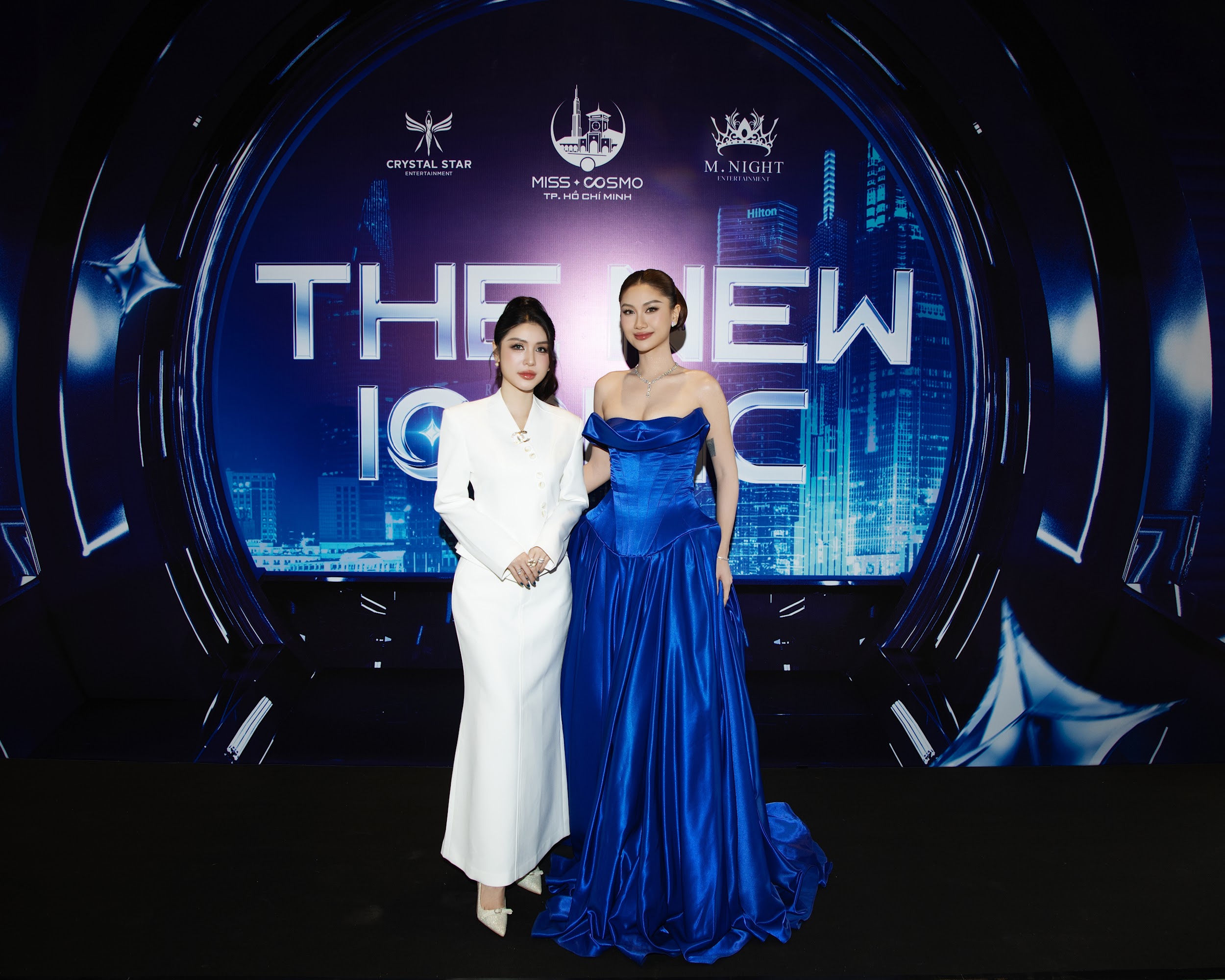 CEO Lâm Ngân gặp gỡ Hoa hậu Phương Linh tại Sơ khảo Miss Cosmo TP. HCM 2026.