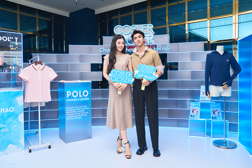 Không gian sự kiện đem tới cảm giác mát lạnh – một trải nghiệm mới mẻ trong thời trang