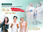 Tưởng đi du lịch Singapore, bộ ba Võ Hoàng Yến - Đỗ Long - Minh Tú lại kéo nhau đi xem chiếc “két sắt sinh học” -196°C
