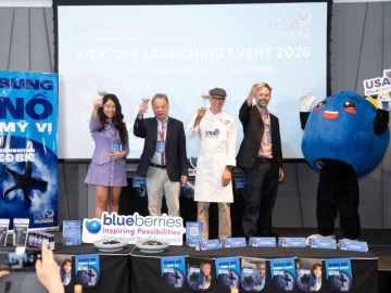 Hiệp hội Việt Quất Bụi Cao Hoa Kỳ khởi động mùa vụ 2026 tại Việt Nam với chiến dịch toàn cầu “Blueberries Go Big”