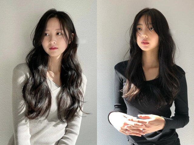 Tóc xoăn sóng nhẹ tạo độ bồng bềnh tự nhiên, giúp mái tóc mỏng trông dày hơn đáng kể. Những lọn sóng mềm giúp tổng thể thêm nữ tính, đồng thời làm gương mặt trông mềm mại, cân đối và cuốn hút hơn.