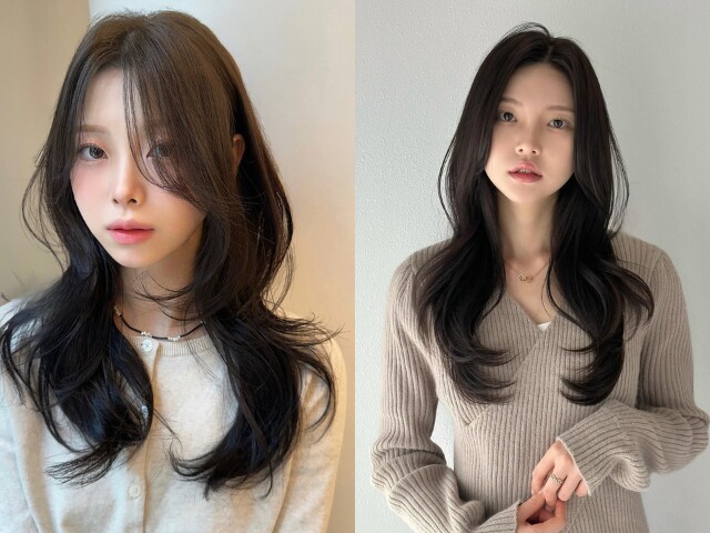 Tóc uốn đuôi cá tạo điểm nhấn ở phần đuôi, giúp tổng thể tóc trông dày và bồng hơn. Kiểu tóc này giúp cân đối gương mặt, mang lại vẻ ngoài dịu dàng, nữ tính mà vẫn giữ được nét tự nhiên, không cần cắt mái.