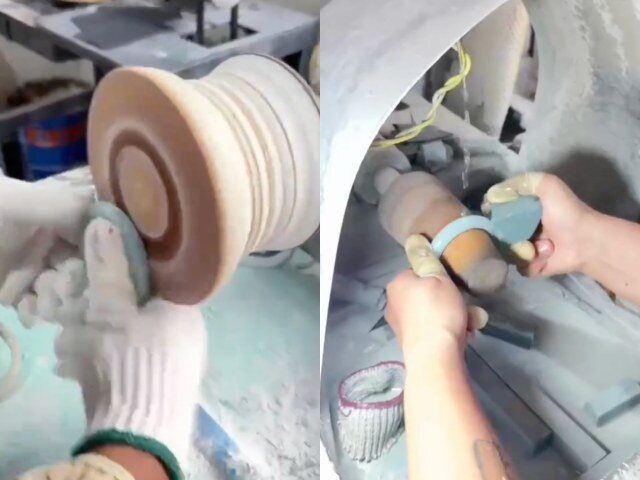 Á hậu Hoàn vũ Việt Nam mua phôi ngọc từ Myanmar sau đó gửi cho các thợ Trung Quốc chế tác.