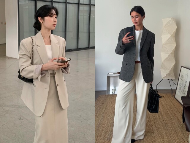 Blazer mang lại vẻ ngoài chỉn chu nhưng vẫn hiện đại nếu chọn đúng phom dáng. Item này giúp tổng thể trông thanh lịch và có gu hơn rõ rệt.