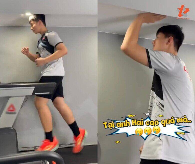Quý tử từng gây bất ngờ khi sở hữu chiều cao chạm trần nhà.