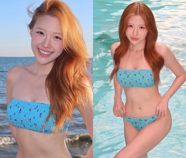 Uyển Ân gây sốt khi diện bikini táo bạo khoe dáng nét căng.