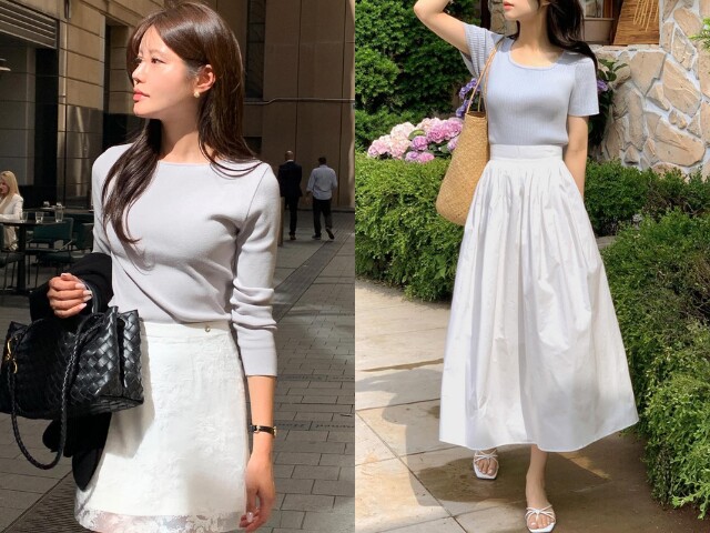 Chân váy trắng giúp outfit mùa Hè trông sáng và nữ tính hơn. Khi kết hợp với áo đơn giản, tổng thể trở nên thanh lịch và dễ nhìn. Đây là item phù hợp với nhiều phong cách khác nhau, từ nhẹ nhàng đến tối giản nhưng vẫn giữ được vẻ thời trang.