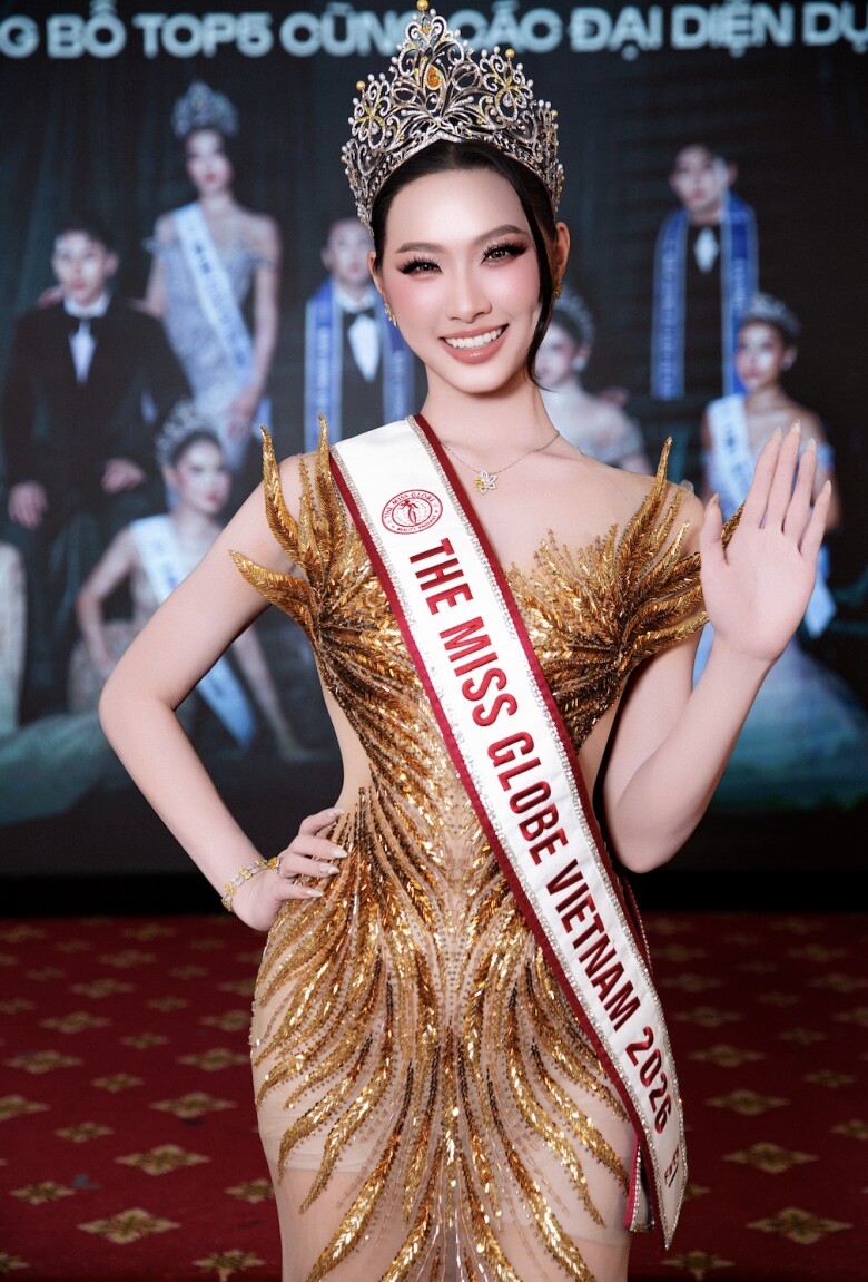 Hoa hậu Nguyễn Thu Thảo là đại diện Việt Nam tham dự Miss Globe 2026.