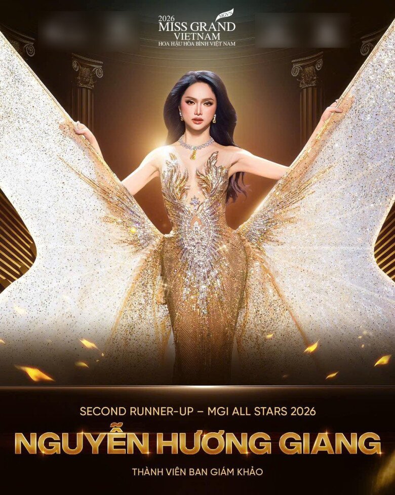 Hương Giang chính thức làm giám khảo Miss Grand Vietnam 2026. Ảnh: BTC