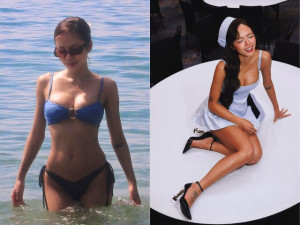 Hot girl Thanh Hóa U40 xinh như búp bê, chăm mặc nhỏ xíu khoe "núi đôi" trập trùng