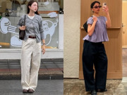 Thời trang - Hết thời quần ống loe, barrel pants đang "lên ngôi": Giấu khuyết điểm cực khéo, mặc lên trông có gu hơn hẳn