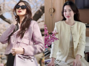 Thời trang - Kiểu áo khoác cứ mặc là đẹp đang được hội chị em thi nhau sưu tầm, đến cả "dâu hào môn" cũng phải mê