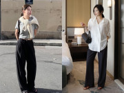 Thời trang - Tưởng cầu kỳ, phụ nữ Pháp diện quần ống suông luôn "chanh sả" nhờ có 4 kiểu áo này