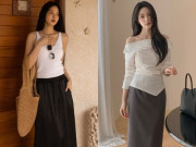Thời trang - Mùa Hè chị em học thuộc 4 công thức diện chân váy suông này là sành điệu mọi lúc, outfit cuốn hút hẳn ra