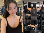 Đẹp - Midu khoe nhan sắc ít son phấn khi tập luyện cùng chồng