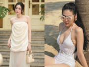 Đẹp - Á hậu Việt Nam sinh 2 con được khen "đẻ khéo", 8 năm kết hôn chồng "cưng như trứng", ở biệt thự 250 tỷ 