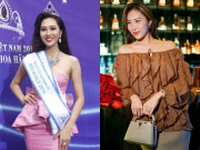 Thời trang - Hoa khôi cao 1m8 từng đọ sắc với Lan Khuê U40 vẫn trẻ xinh bất chấp, xách toàn túi trăm triệu xuống phố