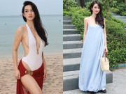 Đẹp - Á hậu Việt diện áo tắm cắt xẻ táo bạo hút nghìn like, chăm mặc gợi cảm khi sánh đôi với bạn trai doanh nhân