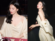 Đẹp - Song Hye Kyo gây sốt khi khoe lưng trần