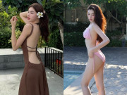 Đẹp - Á hậu Việt Nam diện bikini khoe chân dài cực phẩm 1m1, mê mặc cắt khoét khoe dáng đẹp mê ly 