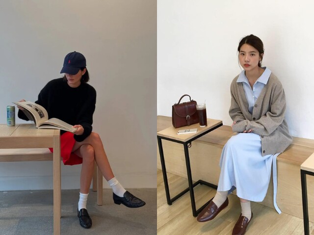Loafer mang lại cảm giác thanh lịch nhưng vẫn trẻ trung cho tổng thể. Đây là kiểu giày dễ kết hợp với trang phục công sở và gần như không lỗi mốt.