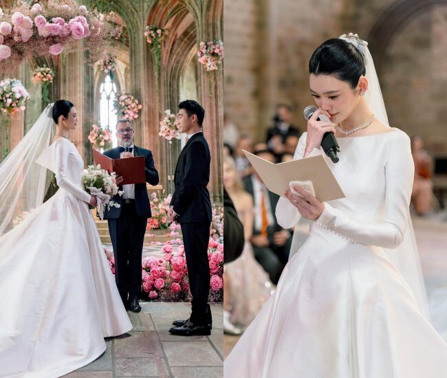 Đám cưới của Hề Mộng Dao và Hà Du Quân thu hút sự quan tâm.