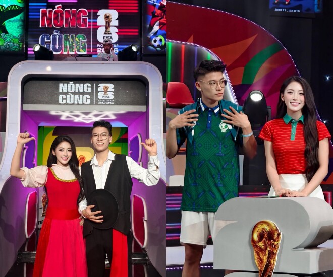 Nhan sắc của Nông Thị Hằng tại Nóng cùng FIFA World Cup 2026 trở thành tâm điểm.
