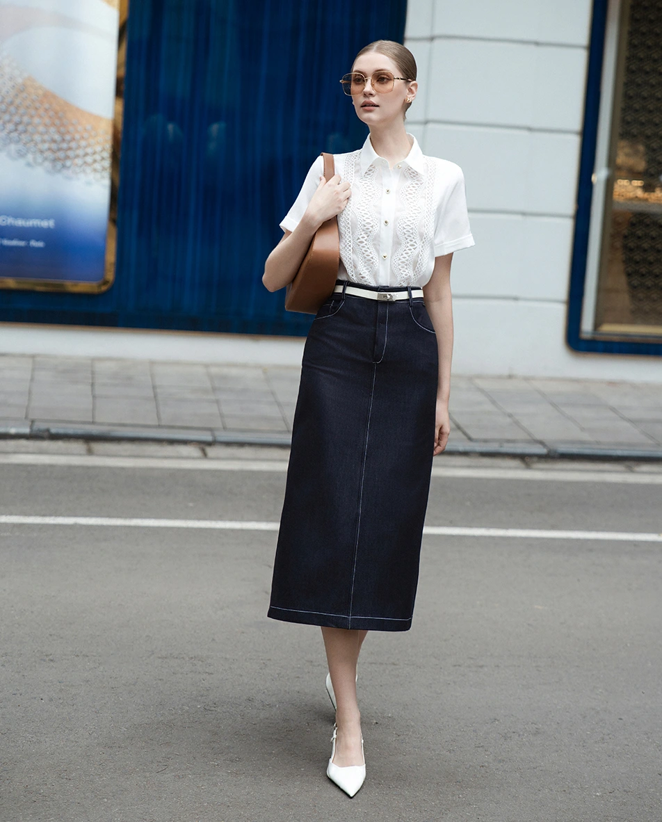 Đừng chỉ mãi diện sơ mi trắng với quần jeans, loạt váy dài này mới là amp;#34;vũ khíamp;#34; giúp bạn mặc lên sang chảnh tức thì - 7