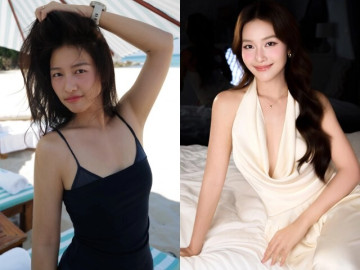 Thời trang - Cách Khả Ngân chọn trang phục hè cho vòng một khiêm tốn