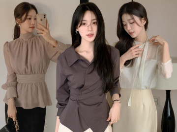 5 kiểu áo blouse tôn dáng nhất hiện tại: Chị em diện vừa ăn gian chiều cao khéo lại nâng tầm outfit hơn hẳn