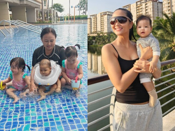 Mẹ chồng H'Hen Niê một mình chăm 3 "tiểu công chúa", nụ cười của em bé Ê Đê hút hơn nghìn like