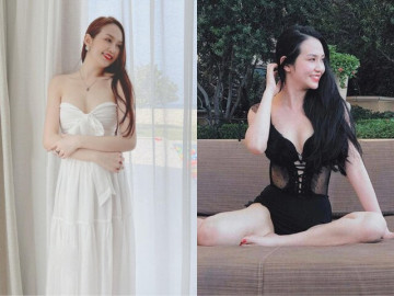 Hot girl Hà thành xưa đen nhẻm giờ trắng bóc, sinh 3 con vẫn nuột nà, chồng hơn 12 tuổi tặng biệt thự 50 tỷ