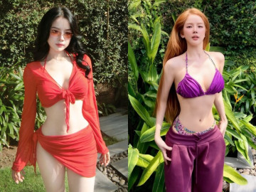 Mỹ nhân Việt diện bikini khoe đường cong cực phẩm: Từng bật khóc sau khi sửa mũi, U35 sống giàu sướng như "phú bà"