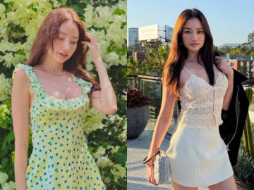 Váy áo mùa hè tôn dáng của Trúc Diễm