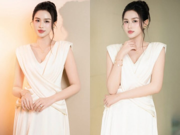 Hoa hậu Đỗ Thị Hà tăng 5kg vẫn gây bão với visual trong trẻo