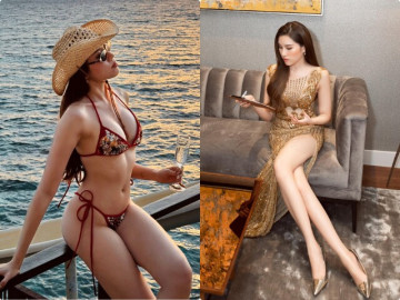 Đẹp - MC VTV diện bikini khoe chân dài cực phẩm 1m1, 30 tuổi là phú bà sở hữu tài sản triệu đô
