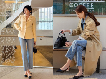 Thời trang - Không chỉ có giày cao gót, 4 kiểu này giúp nàng công sở tôn dáng lại ghi điểm thanh lịch tuyệt đối