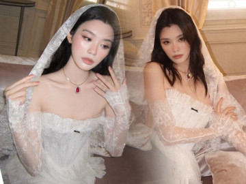Thời trang - Mỹ nhân siêu đám cưới 1000 tỷ với chồng thiếu gia đeo dây chuyền ngọc 10 carat, nguồn gốc món đồ khiến nhiều người không ngờ