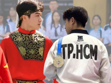 Nam sinh 2K8 vừa ôn thi tốt nghiệp vừa cháy hết mình với đam mê Taekwondo