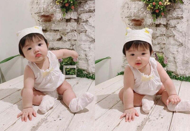 Bố mẹ sở hữu diện mạo "trai xinh - gái đẹp" thường sinh con ra cũng sẽ đáng yêu, xinh xắn chuẩn bản copy của mình.