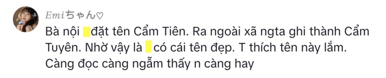 Một cô gái trẻ chia sẻ về việc được nhân viên đổi tên.